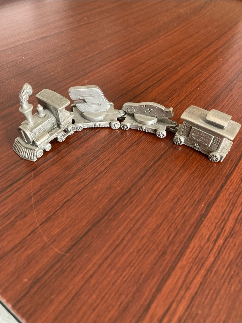 Dale Earnhardt Silver Train Car Set